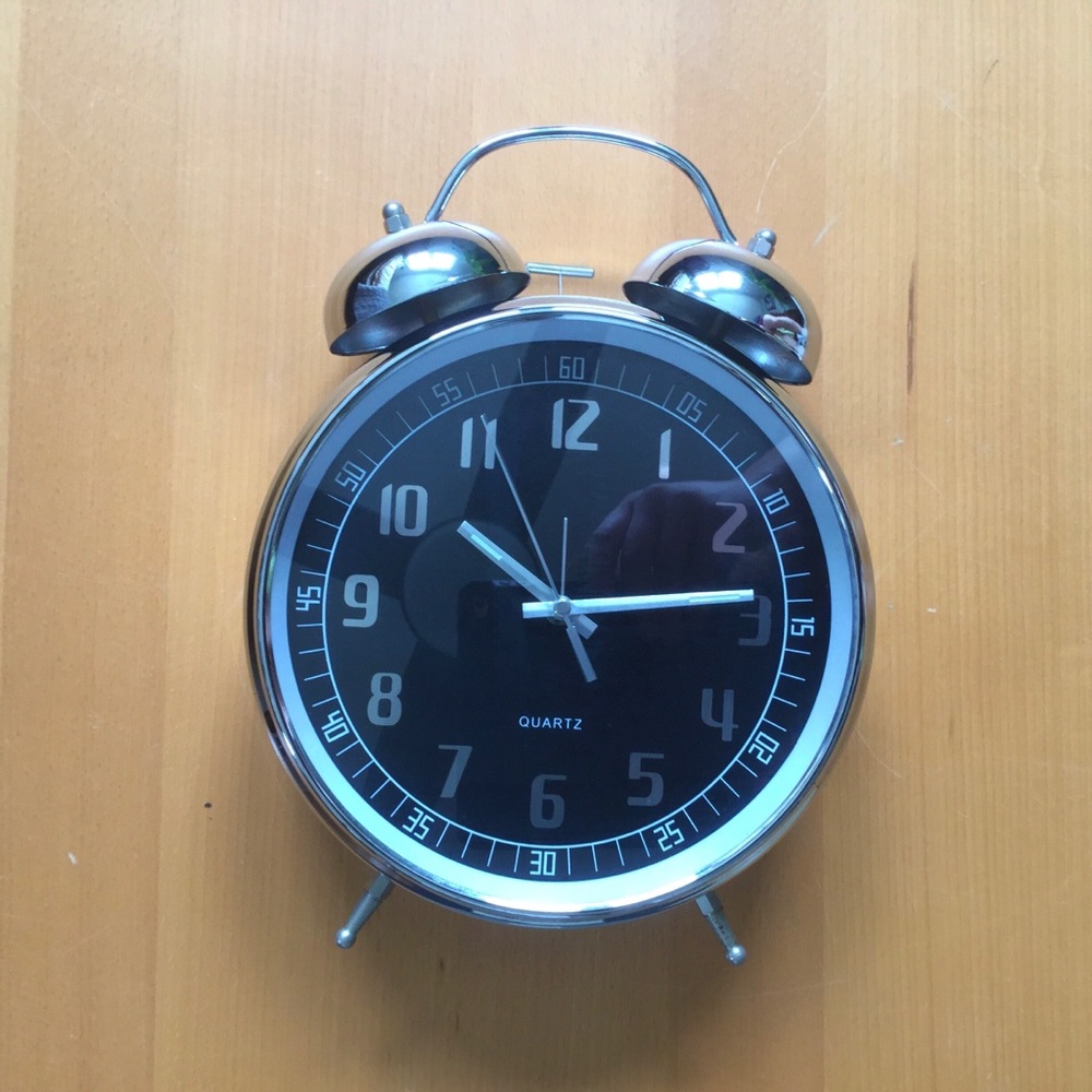 Retro Wall/Desk Alarm Clock